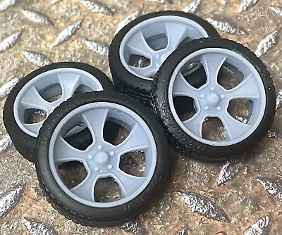 Resin 21/20 Scale Inch American Racing “Gasser” Style Model Car Wheels1/241/25 • $16.99