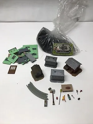 Railroad Train Miniatures Buildings Coal People Outhouse Fire Hydrant KG • $12