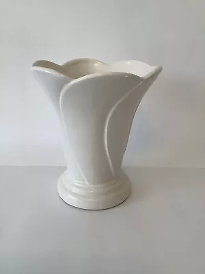 Haeger Matte White Vase/Pottery • $25