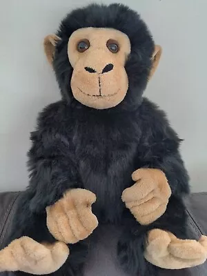 £10 • Buy KEEL TOYS  MONKEY CHIMPANZEE PLUSH SOFT TOY 30CM Sitting VGC
