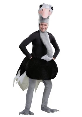 $50.99 • Buy Adult Ostrich Novelty Emu Flightless Bird Costume SIZE M L XL (Used)