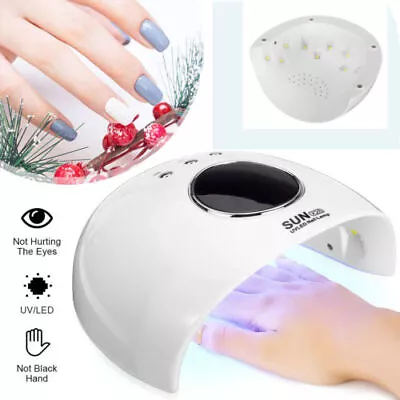 120W Nail Lamp UV LED Light Professional Nail Polish Dryer Art Gel Curing Device • $9.49