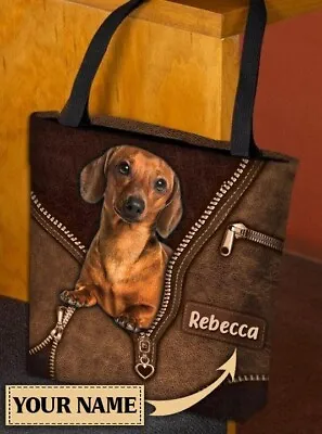 Dachshund Tote Bag Love Dog Bag Dog Lover Gift Dachshund Dog Handbag • $33.99