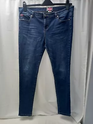 £3.49 • Buy ❤️ Lee Cooper Blue Skinny Jeans Size 16 Vgc