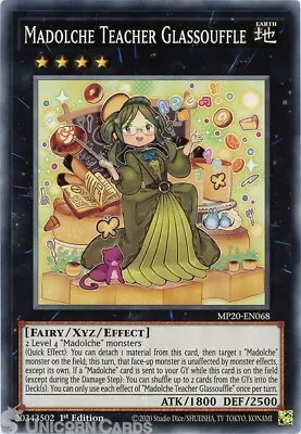 £0.99 • Buy MP20-EN068 Madolche Teacher Glassouffle Common 1st Edition Mint Yu-Gi-Oh! Card