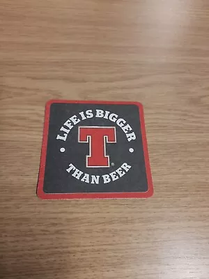 £1.25 • Buy Tennents Lager - Life Is Bigger Than Beer - Beermat/Coaster - New