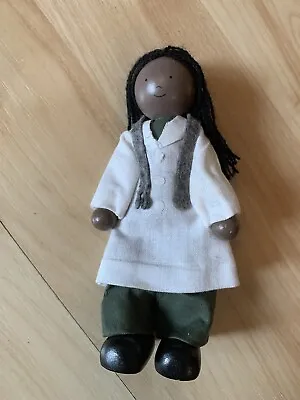 $10 • Buy Pottery Barn Kids Dollhouse People African American Dr Doctor Christmas Gift