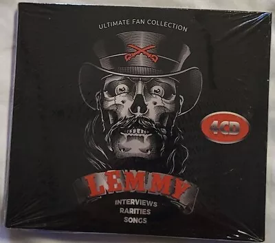 Lemmy 4 CD Set Interviews Rarities Songs UK Hard Rock Overkill Motorhead Spades • $21.99