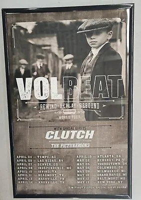 Volbeat & CLUTCH World Tour Concert Poster • $21.99