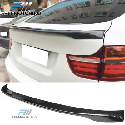Fits 08-14 BMW X6 E71  P 2 Style Carbon Fiber Rear Trunk Spoiler Wing • $125.99