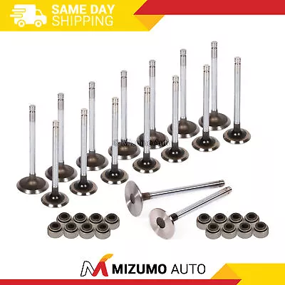 Intake Exhaust Valves W/ Seals Fit 91-98 Nissan 240SX Altima 2.4L KA24DE • $79.95