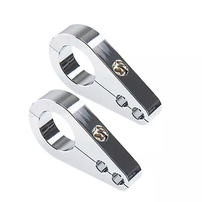 1 1/4  Dual Frame Handlebar Brake Alloy Clutch Cable Clamp For Harley Softail • $26.99