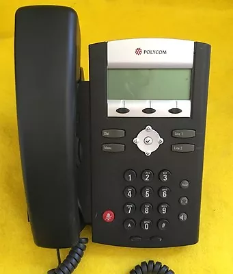 Polycom SoundPoint IP VOIP 330 Phone 2201-12330-001 IP330 W/ Handset & Stand • $14.07