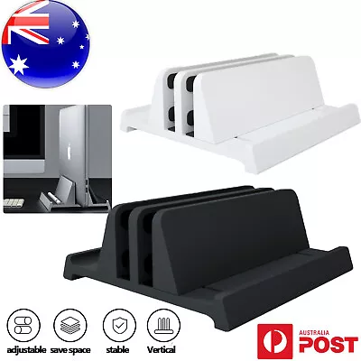 $19.99 • Buy Universal Vertical Laptop Stand Adjustable Desktop Holder For Macbool Notebook