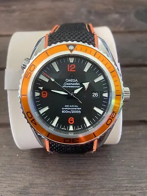 OMEGA Planet Ocean Men's Orange-Black Watch  45.5mm • $4999