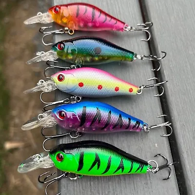 Fishing Lures Redfin & Bream Flathead Bass Perch Trout Cod Tackle 5pkt Lure • $10.99