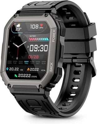$149.95 • Buy Military Smart Watch For Men 1.71'' Smartwatch Android Iphone Phones Bluetooth