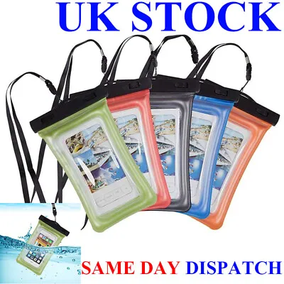 £3.99 • Buy Waterproof Underwater Case Cover Bag Dry Pouch For Mobile Phone IPhone Samsung