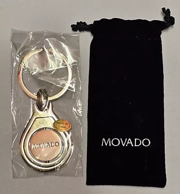 MOVADO Watch Key Ring  Keychain With Movado Pouch • $11.47