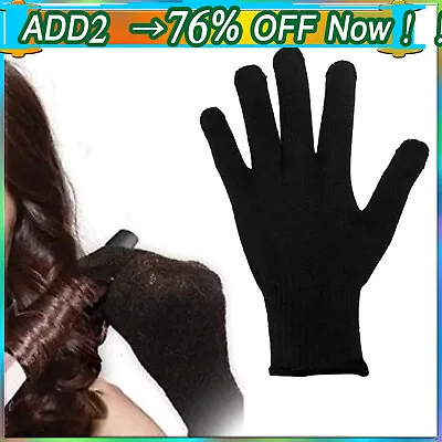 Heat Resistant Curling Protective Gloves Styling Straightener Salon Hair Curler • £2.92