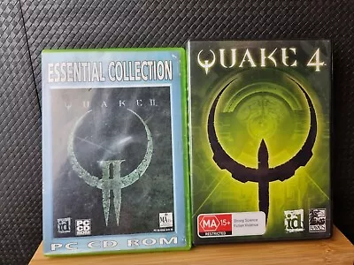 PC Quake 2 Essential Collection + Quake 4 Games Lot • $25