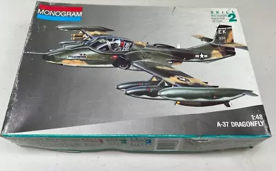 1/48 Monogram A-37 Dragonfly VNAF/USAF Vietnam Model Kit Open Box • $3.99