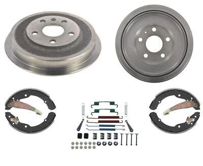 $173.42 • Buy Brake Drums & Brake Shoes 11-12 For VW Jetta 2.0L 2.5L W Rear Drum Brakes Spg 4p