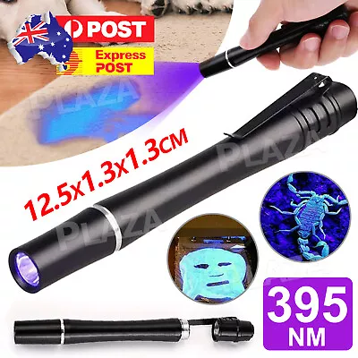 UV Ultra Violet LED Flashlight Blacklight Light 395nM Inspection Lamp Torch Mini • $4.85