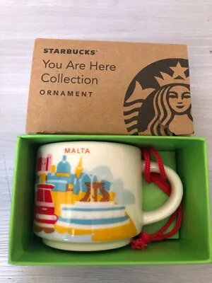 Malta Starbucks Mini Mug Cup DEMI 2oz ORNAMENT You Are Here Collection NEW • $52