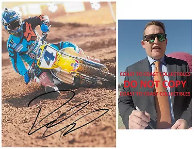 Ricky Carmichael Signed 8x10 Photo COA Proof Autographed Supercross Motocross • $119.99