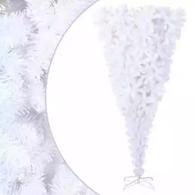 Upside-down Artificial Christmas Tree With Stand White 210 Cm • $88.06