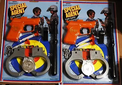 2 RARE VINTAGE TOY DART BOW GUN TARGET SPECIAL AGENT Fun Safe Kit Set Of 2 • $12.95