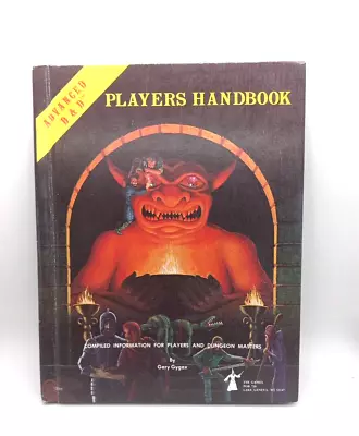 Advanced Dungeons & Dragons Players Handbook 6th Printing TSR Gary Gygax 1980 • $107.99