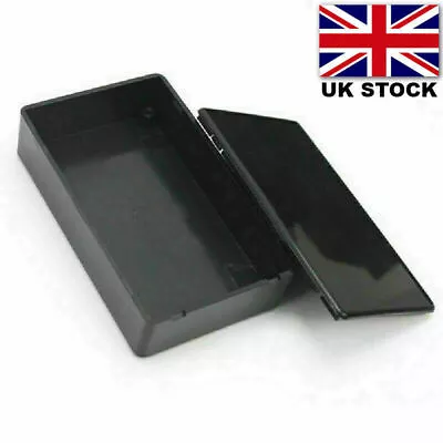 £6.99 • Buy ABS Plastic Enclosure Box For Electronic Project Circuit Black Case DIY Tool UK