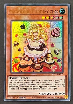 YUGIOH Madolche Puddingcess GFTP-EN080 Ultra Rare 1st Ed NM/Mint • $2