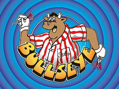 £3.99 • Buy BULLSEYE Darts Tv Show Inspired Retro Vintage Metal Bar Pub Shed MAN CAVE SIGN