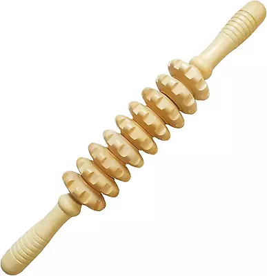 Wood Therapy Massage Tools Manual Massage Roller Stick For Body Sculpting Mader • $14.42