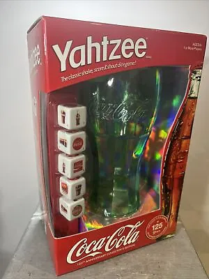 Coca Cola Yahtzee Collectable Drinking Glass • $45