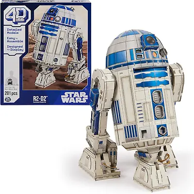 R2-D2 Cardstock Model Kit - 201 Pcs Star Wars Desk Decor And Building Toy For Ad • $13.99