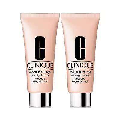 Lot Of 2 Clinique Moisture Surge Overnight Mask 3.4oz/100ml Full Size Each NEW • $18.90