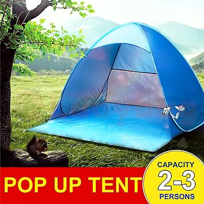 $25.06 • Buy Pop Up Portable Beach Canopy Sun Shade Shelter Outdoor Camping Fishing Tent Mesh