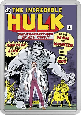 2024 Niue Marvel Incredible Hulk #1 Comix 2 Oz Silver Colorized Proof Coin • $193.80