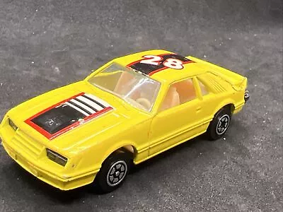 Vintage Yat Ming Yellow Mustang Pace Car No. 1028 Made In Thailand 1:64 Scale • $8.99