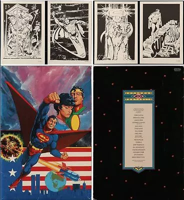 SUPERMAN 400 PORTFOLIO (16 Plates) 1984 NM KIRBY CHAYKIN MOEBIUS WRIGHTSON DITKO • $550