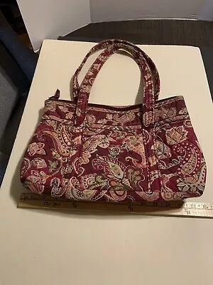 Vera Bradley Piccadilly Plum Villager Retired 2007 Pre Owned • $10