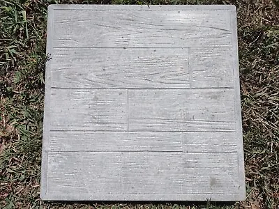 4 Concrete Plastic Mold Woodgrain Steeping Stone Large Heavy Duty • $110