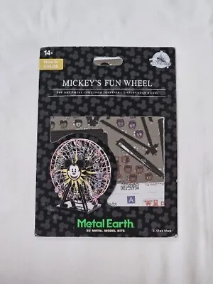 Disney Parks Mickey's Fun Wheel In Color Metal Earth 3D Model Kits - NEW • $13.99