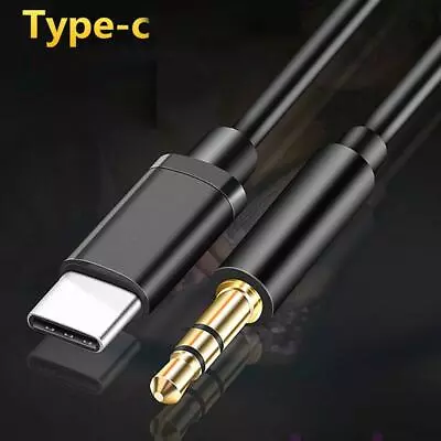 Type-C USB-C To 3.5mm Male Audio Jack AUX Cables Adaptor For Car Stereo HOT • $1.46