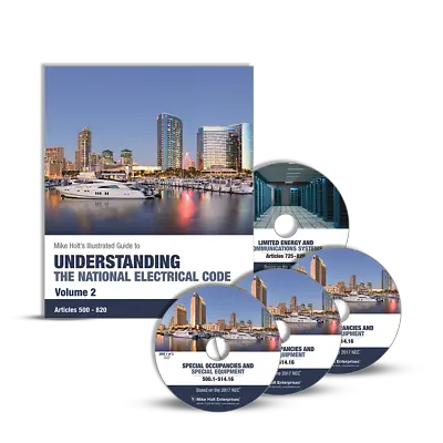 Mike Holt`s Understanding The NEC Vol. 2 (textbook & DVDs) 2017 NEC • $325