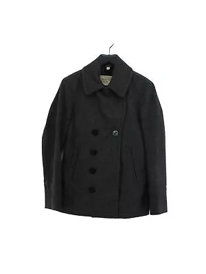 Burberry Men's Coat S Black Wool With Cashmere Pea Coat • $210.66